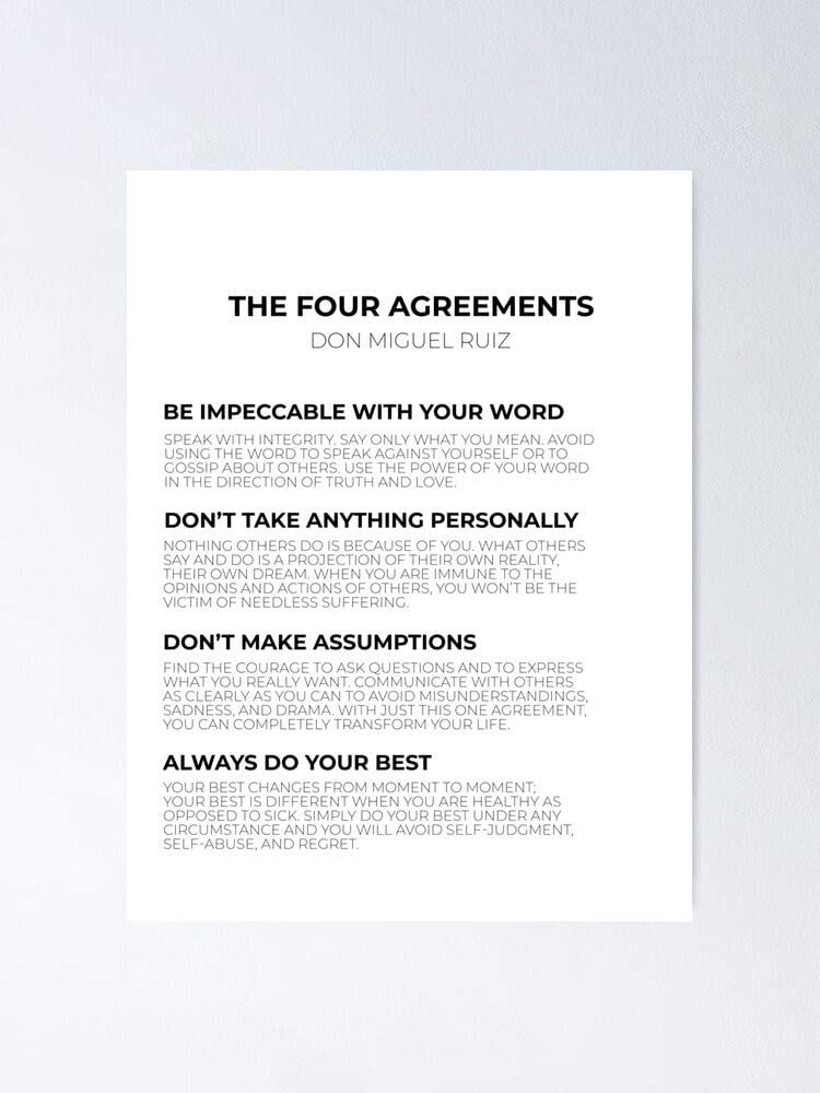 The Four Agreements—A Book to Change Your Life